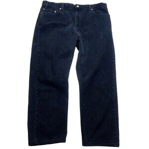VTG Levis Jeans Mens Size 42x28 Black 505 Straight Leg Regular Fit